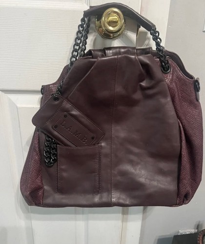 Ember maroon satchel - l.a.m.b,