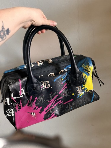 Leather tote handbag - l.a.m.b.,